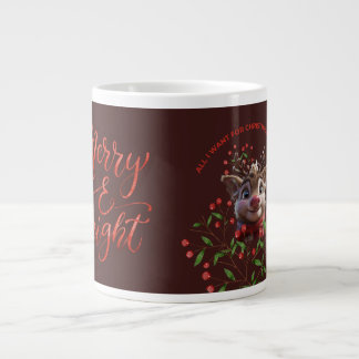 All I Want for Christmas is Coffee Giant Coffee Mug