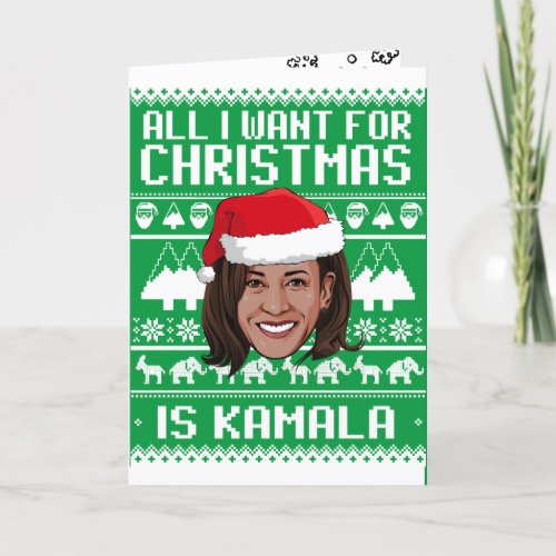 All I Want for Christmas is Kamala Card