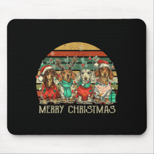 All I Want For Christmas Is More Dachshunds Ugly X Mouse Pad