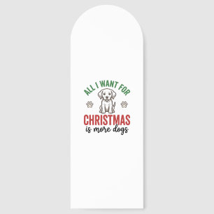 All I Want for Christmas Is More Dogs Vintage Desi Bookmarks