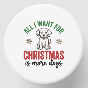 All I Want for Christmas Is More Dogs Vintage Desi Mini Candle Favors