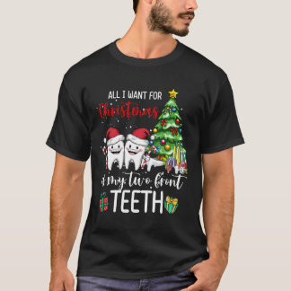 All I Want For Christmas Is My Two Front Teeth Kid T-Shirt