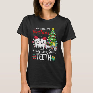 All I Want For Christmas Is My Two Front Teeth Kid T-Shirt