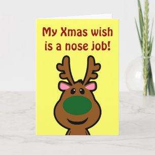 All I Want for Christmas is Plastic Surgery Holiday Card