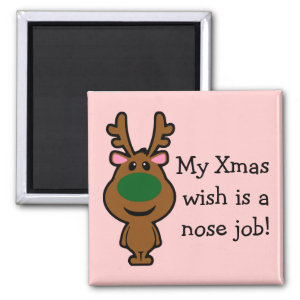 All I Want for Christmas is Plastic Surgery magnet
