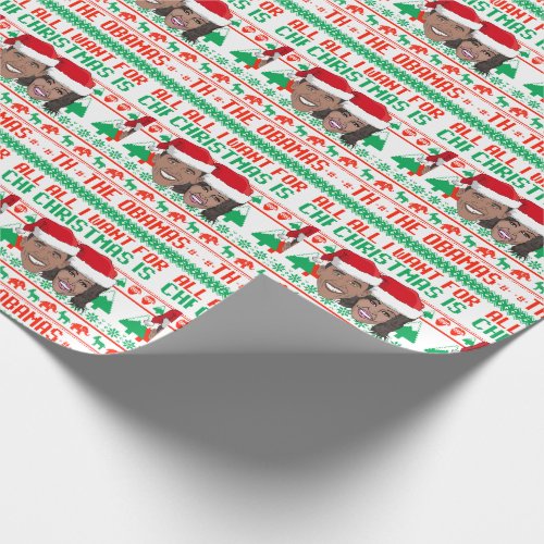 All I want for Christmas is The Obamas Wrapping Paper