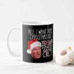 All I Want for Christmas is Trump 2024 Coffee Mug