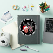 All I Want for Christmas is Trump 2024 Sticker (iPad Cover)