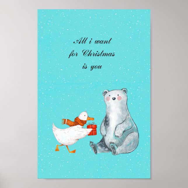 All I want for Christmas is you Poster (Front)