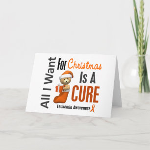 All I Want For Christmas Leukemia Holiday Card