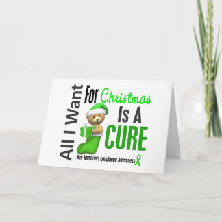 All I Want For Christmas Non-Hodgkin's Lymphoma Holiday Card