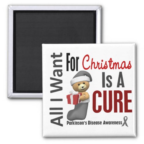 All I Want For Christmas Parkinsons Disease Magnet