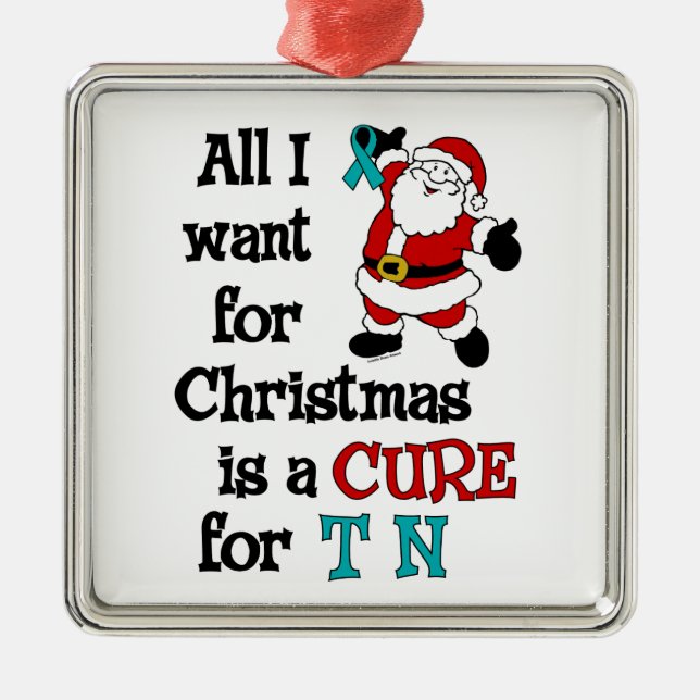 All I Want For Christmas...TN Metal Ornament (Front)