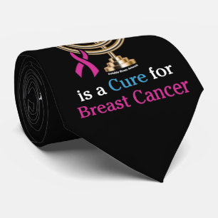 All I Want for Hanukkah...Breast Cancer Neck Tie