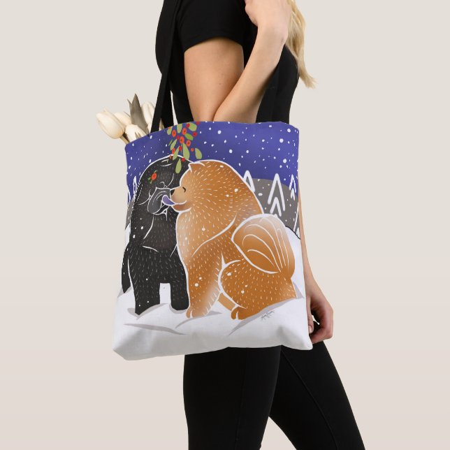 ALL I WANT FOR XMAS Chow Tote or Crossbody (Close Up)