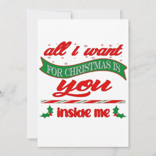 All i want for xmas is you  invitation