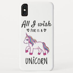 All I wish for is a Unicorn iPhone XS Max Case