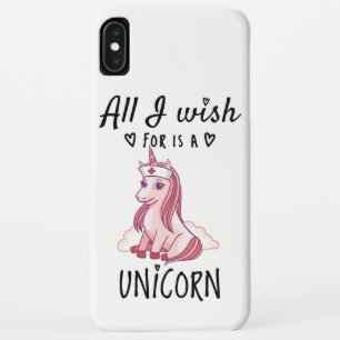 All I wish for is a Unicorn iPhone XS Max Case