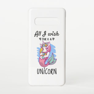 All I wish for is a Unicorn Samsung Galaxy S10 Case