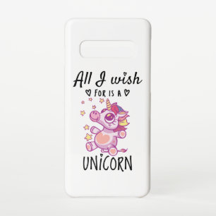 All I wish for is a Unicorn Samsung Galaxy S10 Case