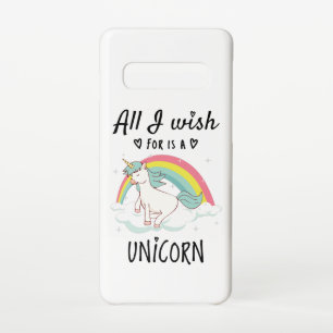 All I wish for is a Unicorn Samsung Galaxy S10 Case
