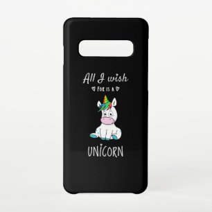 All I wish for is a Unicorn Samsung Galaxy S10 Case