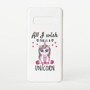 All I wish for is a Unicorn Samsung Galaxy S10 Case