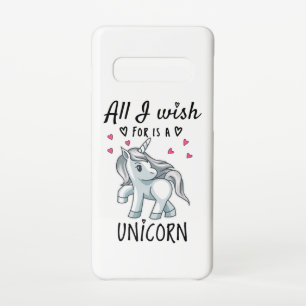 All I wish for is a Unicorn Samsung Galaxy S10 Case