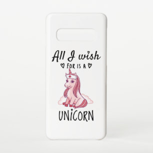 All I wish for is a Unicorn Samsung Galaxy S10 Case