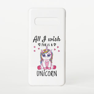 All I wish for is a Unicorn Samsung Galaxy S10 Case