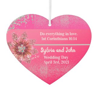 All in Love Wedding Theme Air Freshener