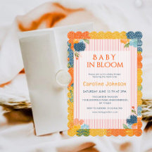 All in One Baby in Bloom Garden Baby Shower
