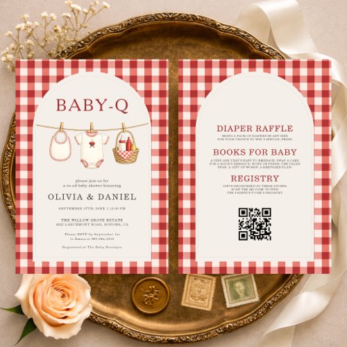 Couples & Co-ed baby shower invitation