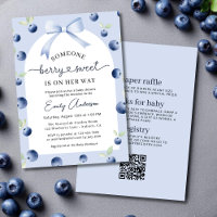 All in One Blueberry Berry Sweet Girl Baby Shower