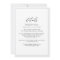 All-In-One Elegant Script Black and White Wedding
