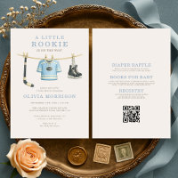 All in One Hockey Clothesline Baby Shower