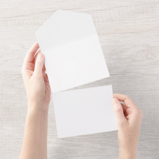 All in One Invitation, Paper: Matte, Envelopes: No Invitation (Tearaway)
