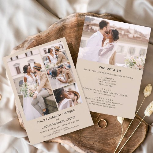 All In One Minimalist Photo Terracotta Wedding