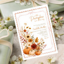 All in One Pink Bow Little Pumpkin Autumn