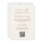 All in One QR Code A Little Wildflower Baby Shower