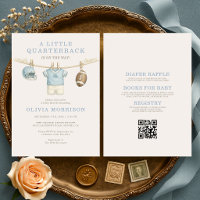 All in One Quarterback Football Baby Shower