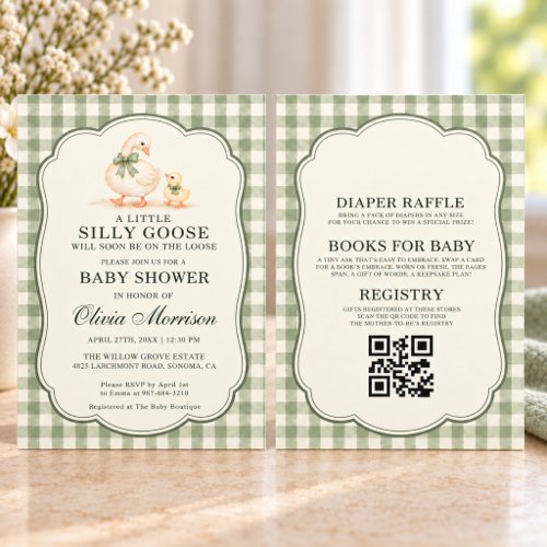 Silly Goose invitation theme