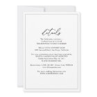 All-In-One Simple Classic Black & White Wedding