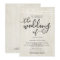 All in One Wedding Invitation with RSVP & Registry