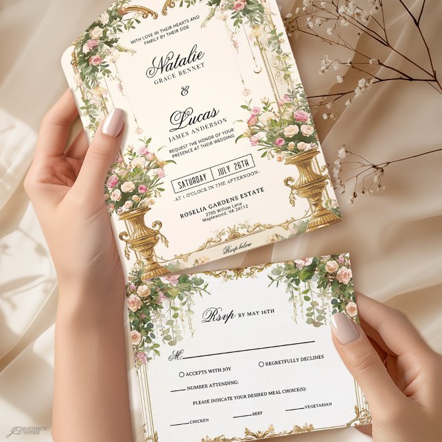 All in One Wedding Invite (Creator Uploaded)