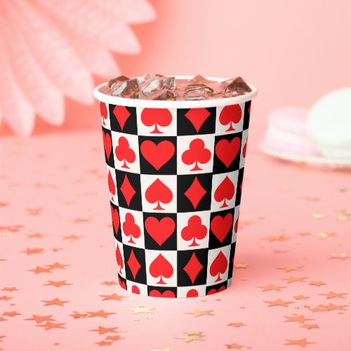All In Red & Black Casino Party Paper Cups