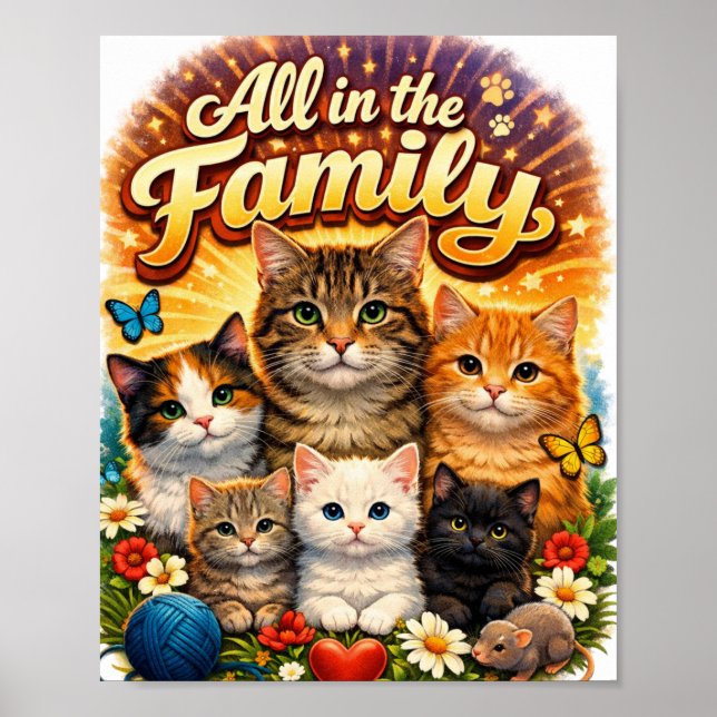 All in the family poster (Front)