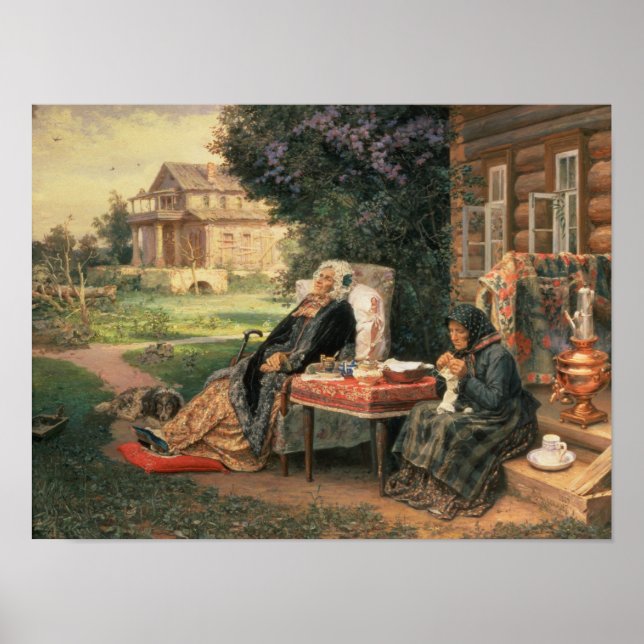 All in the Past, 1889 Poster (Front)