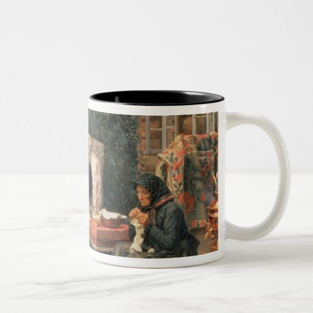 All in the Past, 1889 Two-Tone Coffee Mug (Right)