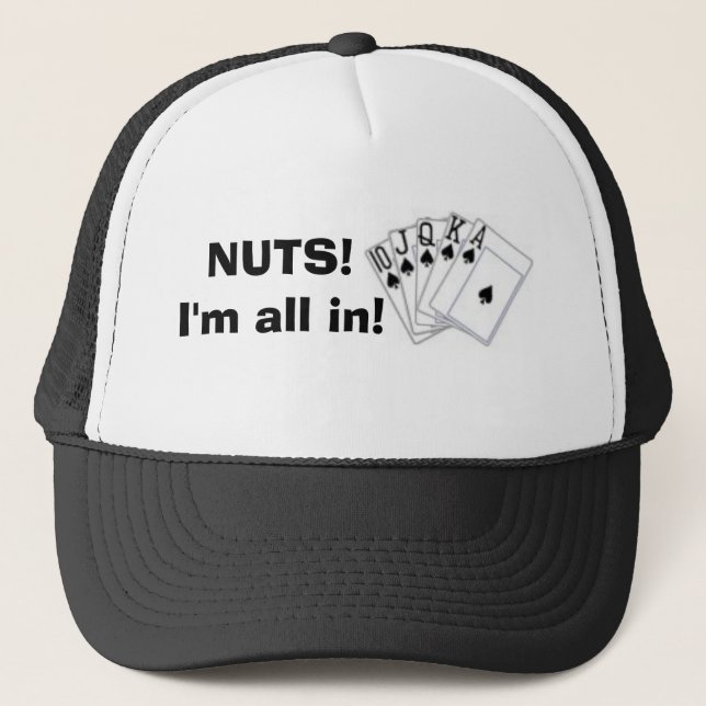 all in! trucker hat (Front)